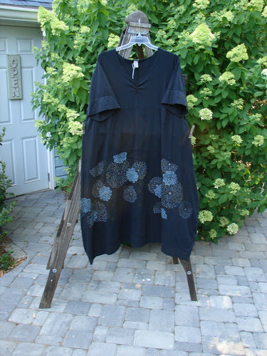 Barclay Gather Sectional Banded Petal Dress Mums Black Size 2 | Bluefishfinder.com
